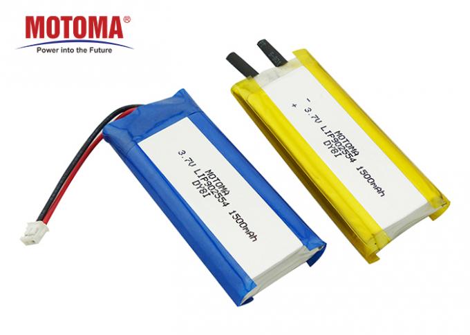 una batteria al litio medica da 500 cicli, batteria 3,7 V 1500mah di Lipo 0