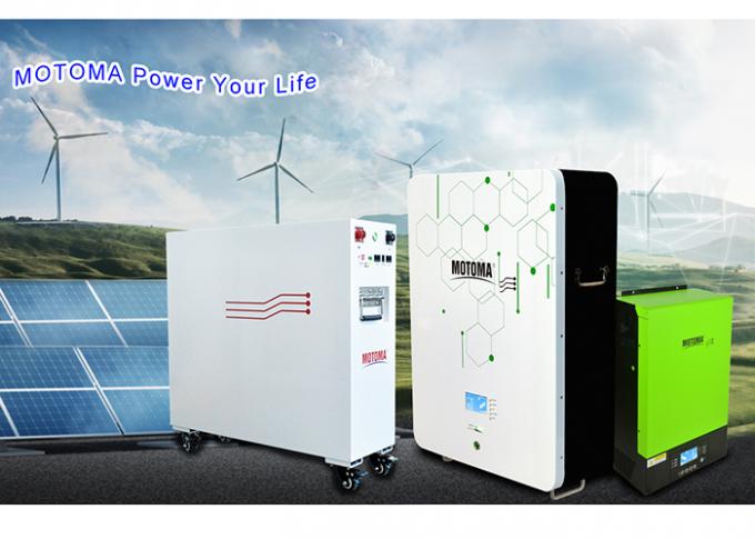 Batteria al litio fissata al muro di 48V 200Ah LiFePO4 per il sistema solare domestico 2