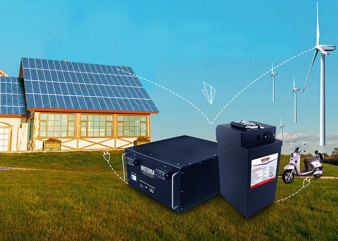batteria di 12.8V 50Ah 100Ah 200Ah LiFePO4 per illuminazione solare 1