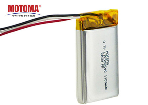 batterie di 1100mah 3.7V Motoma, batteria al litio della luce del LED con il PCM e connettore