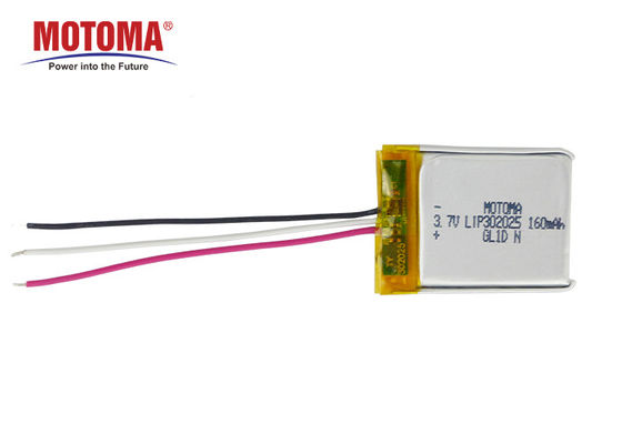 le batterie al litio dell'inseguitore di 160mah 3.7V hanno personalizzato la dimensione ISO9001 approvata