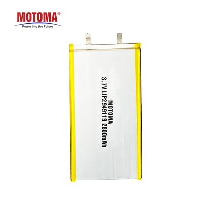 Batteria ultra sottile del polimero del litio di MOTOMA 3.7V 2800mAh per il lettore della compressa