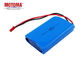 Li Polymer Wearable Device Battery, batteria 7.4V 1950mah della cuffia avricolare di Bluetooth