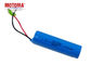 Litio cilindrico Ion Battery della batteria 3.7V 2200mah del litio di MOTOMA LCR18650