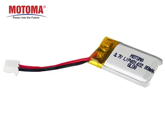 Certificato portabile Ultrasmall dell'UL IEC62133 del CE della batteria 3.7V 80mah del dispositivo