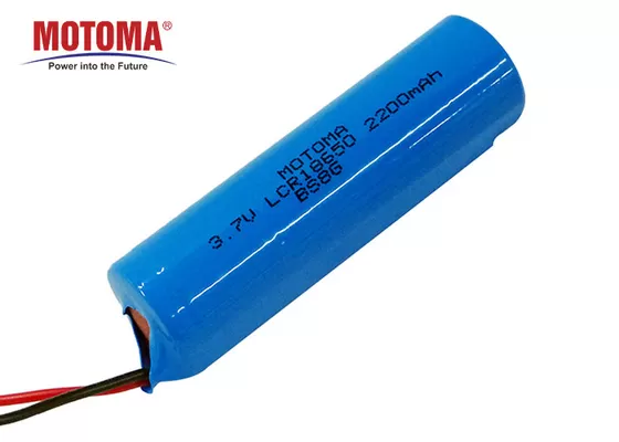 Litio cilindrico Ion Battery della batteria 3.7V 2200mah del litio di MOTOMA LCR18650