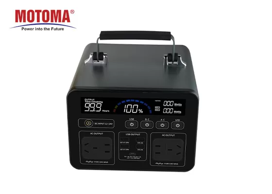 La nuova CC di CA del litio dell'alimentazione elettrica di arrivo 730W ha prodotto la centrale elettrica di campeggio portatile del generatore a energia solare per il computer portatile