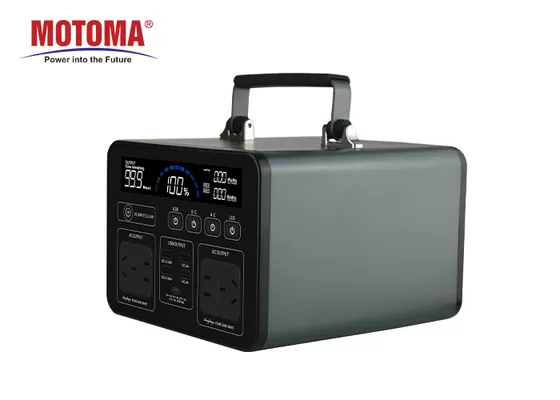 Centrale elettrica portatile all'aperto solare 500w multifunzionale 700w 1000w 1200w