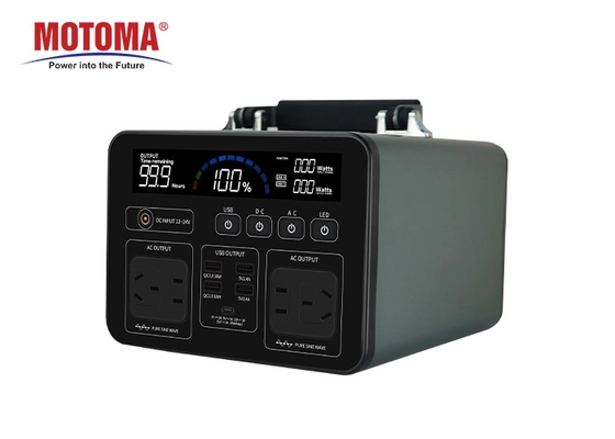 PD3.0 caricantesi veloce 500W ricaricabile 1000W generatore di corrente portatile con la batteria al litio incorporata 280800mAh